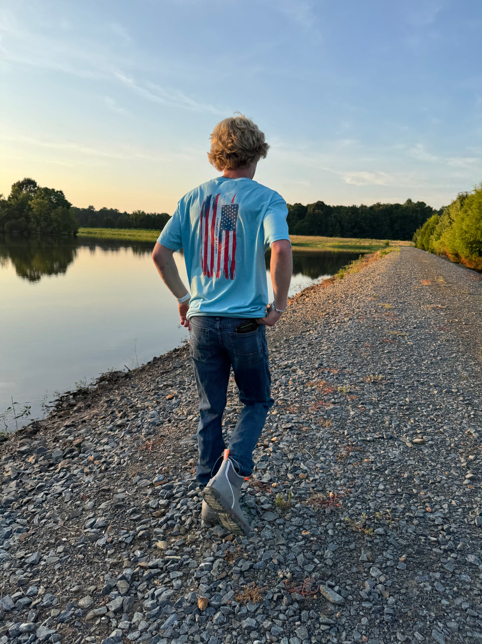 American Flag Unisex Short Sleeve T-Shirt